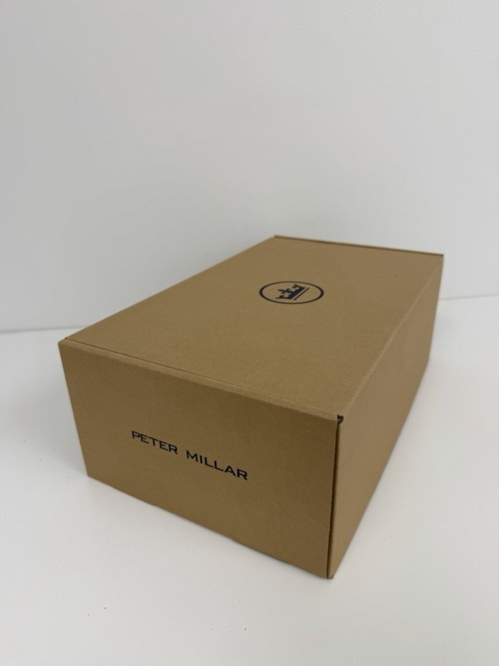 Peter Millar Men's Sz 11.5 EMPTY Shoe Box Brown
